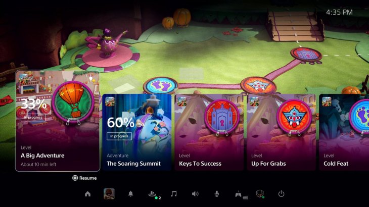 PS 5 UI