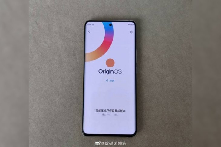Leaked image of the Vivo x60