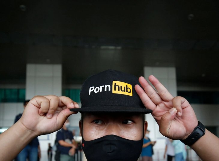 Thai Protesters Mobilized To Oppose The Banning Of Pornhub