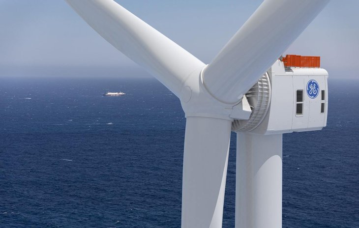 The new GE Haliade-X wind turbine