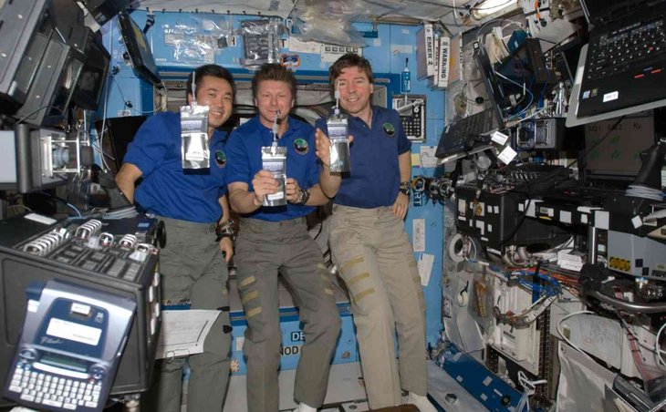 Drinking water is extremely limited on the ISS