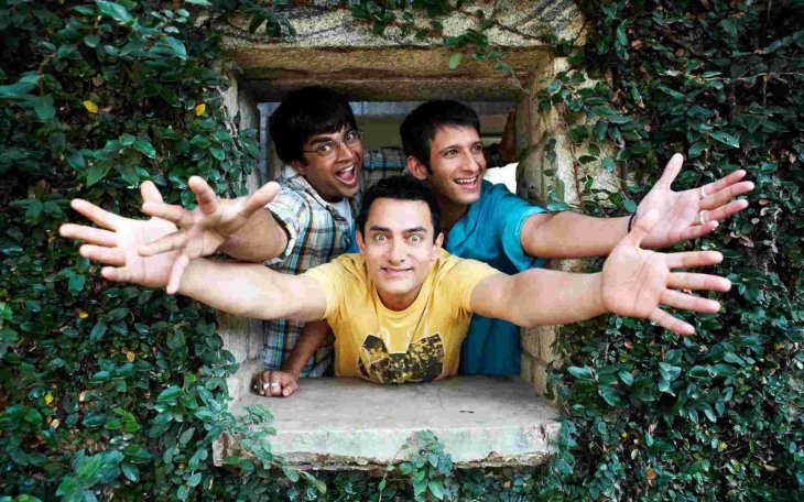 3 Idiots 2009 Aamir Khan Madhavan Wallpaper Compre