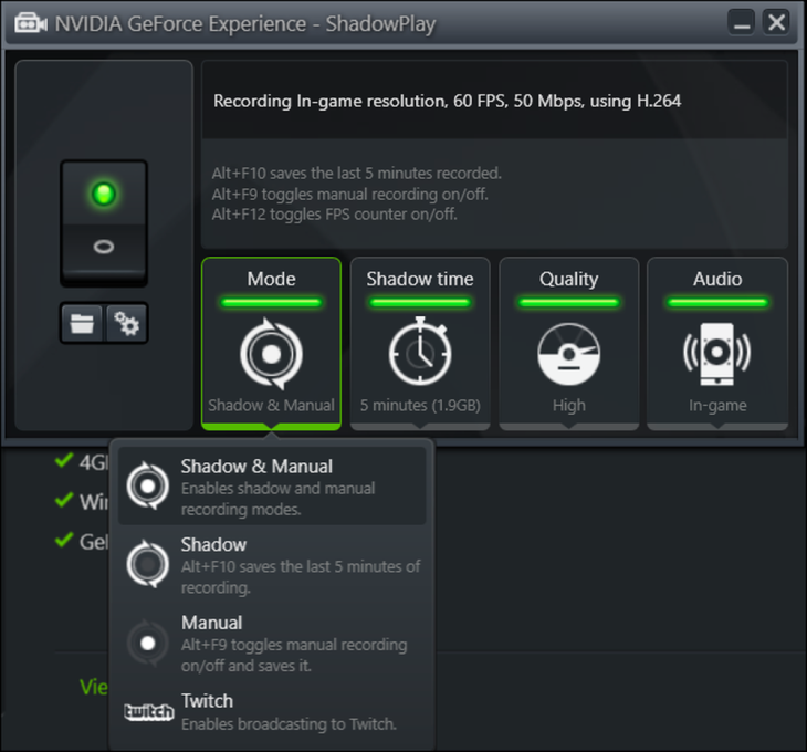 How To Record Your Pc Gameplay With Nvidia Shadowp