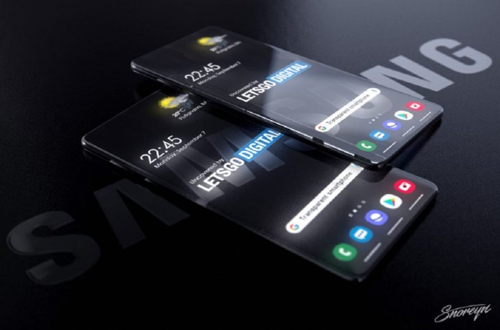 transparent cellular phone