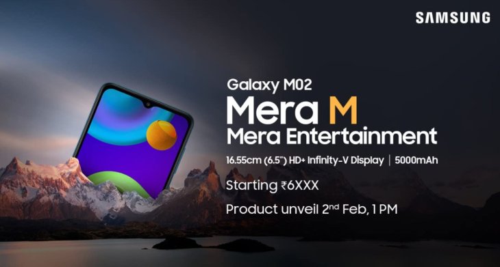 Samsung Galaxy M02 India Launch