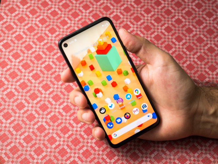 google pixel 4a screen