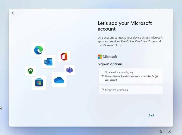 Windows 11 Microsoft Account Login Requirement