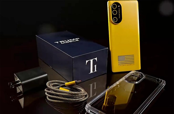 Trump Mobile T1 Phone Video Packing Flag Stripes