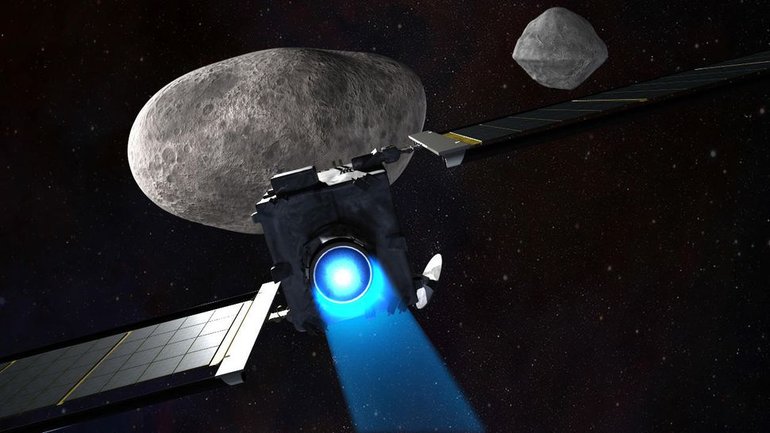 Káº¿t quáº£ hÃ¬nh áº£nh cho NASA is shooting an asteroid with a giant DART to help save the world