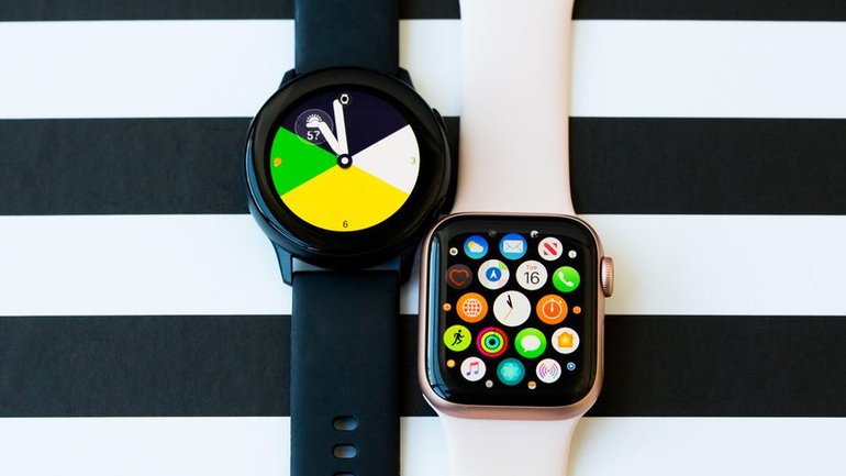 Káº¿t quáº£ hÃ¬nh áº£nh cho Apple Watch Series 4 vs. Galaxy Watch Active: What's the best smartwatch?